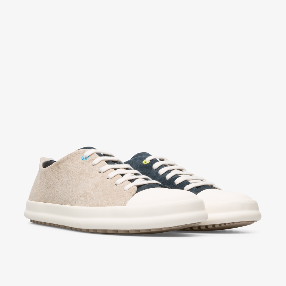 Tenis Camper Twins Hombre - Gris/Creme Beige | Camper Mexico + 4528IAXBN